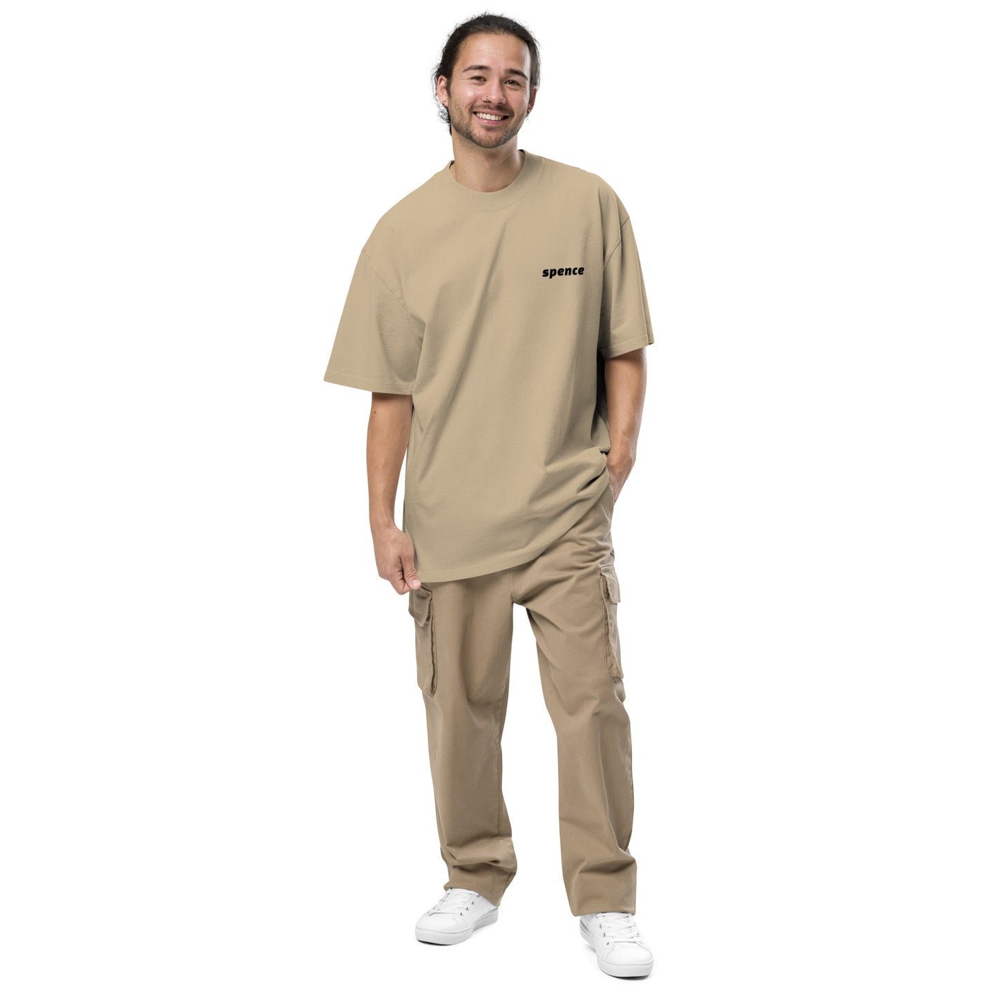 Oversized faded khaki t-shirt [2.0]